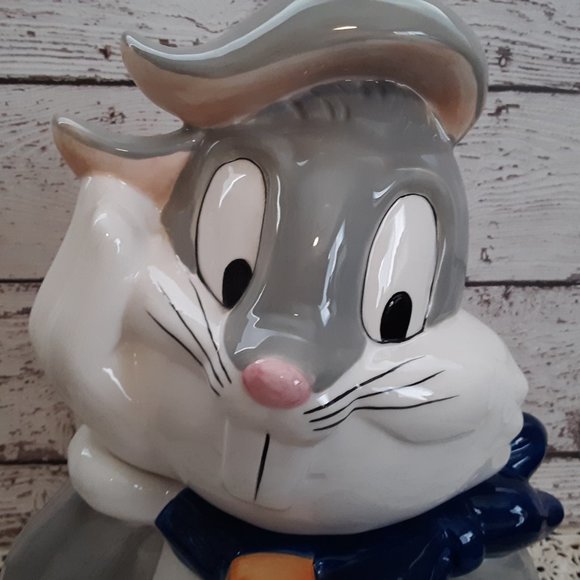 Vintage 2002 Looney Tunes - Bugs Bunny Cookie Jar - Picture 3 of 8